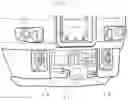 Fig. 10 - Model energization coupler, railway model vehicle, and model energization unit