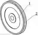 Fig. 01 - ORDERLY-MICRO-GROOVED PCD GRINDING WHEEL FOR POSITIVE RAKE ANGLE PROCESSING AND METHOD FOR MAKING SAME