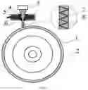 Fig. 03 - ORDERLY-MICRO-GROOVED PCD GRINDING WHEEL FOR POSITIVE RAKE ANGLE PROCESSING AND METHOD FOR MAKING SAME