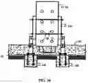 Fig. 23 - Foundation with pedestal and ribs for towers
