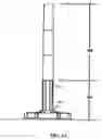 Fig. 28 - Foundation with pedestal and ribs for towers