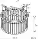 Fig. 36 - Foundation with pedestal and ribs for towers