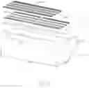 Fig. 32 - Erectable shed and the packaging thereof