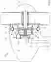 Fig. 13 - Piston Pump with a High Delivery Rate at a Low Rotational Speed and Use of a Piston Pump in a Wind Turbine