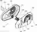 Fig. 01 - Belt guard comprising a compressor silencer