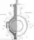 Fig. 01 - Fluoroplastic butterfly valve structure