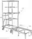 Fig. 01 - Stationary transfer platform and cleaning device for supply transport device