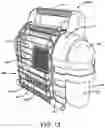 Fig. 12 - FORCED AIR HEATER INCLUDING MULTIPLE ON-BOARD SOURCES OF ELECTRIC ENERGY