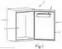 Fig. 02 - Door rack having a bottom latched on a basic body, and domestic refrigeration appliance having a door rack
