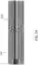 Fig. 16 - Monolithic noise suppression device with purposely induced porosity for firearm