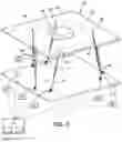 Fig. 04 - Device and method for moving an object in motion in hexapod positioning head, has actuation device connected to supports