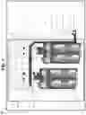 Fig. 02 - Nested co-blindmate optical, liquid, and electrical connections in a high density switch system