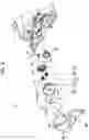 Fig. 05 - Developing cartridge including drive gear, first gear, and second gear