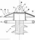 Fig. 01 - Contamination protection for high-voltage insulators