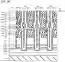 Fig. 20 - Semiconductor memory device having vertical semiconductor films with narrowing widths and gate insulating films with different thickness
