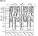 Fig. 22 - Semiconductor memory device having vertical semiconductor films with narrowing widths and gate insulating films with different thickness