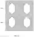 Fig. 12 - Pixel structure, OLED display screen and evaporation mask
