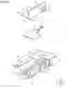 Fig. 04 - Battery wiring module with partition wall separating module-side terminal and electric wire passing above partition wall