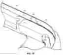 Fig. 18 - Electronic device with segmented housing having molded splits