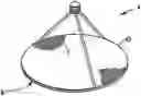 Fig. 01 - High operational frequency fixed mesh antenna reflector
