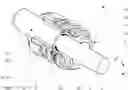 Fig. 01 - Holding device for holding a shielded cable