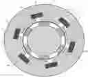 Fig. 01 - Electric machine with phase change material for a turbomachine starter/generator