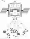 Fig. 01 - High-throughput satellite with sparse fixed user beam coverage