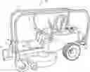 Fig. 01 - Step and rail system to aid disabled operators of riding mowers