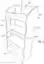 Fig. 02 - Collapsible display hutch with shelves
