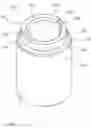Fig. 01 - CUP LID WITH STRAW