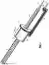Fig. 08 - Adaptor for surgical instrument for converting rotary input to linear output