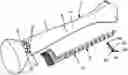 Fig. 01 - Bone fixation system including an implant having a plate portion and a mesh portion