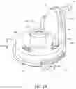 Fig. 23 - Oral cleansing device with removable base