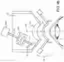 Fig. 11 - Surgical system and procedure for treatment of the trabecular meshwork and Schlemm's canal using a femtosecond laser