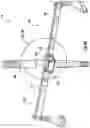 Fig. 13 - Adjustable bracket and hub for flexible hose support