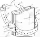 Fig. 01 - Ski strap assembly and hanging device for ski strap