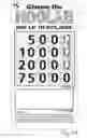 Fig. 08 - Instant game ticket with sectioned symbols