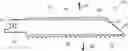 Fig. 01 - Blade for reciprocating saw