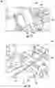 Fig. 10 - Method of forming a linear panel from multi-layer panel material assemblies