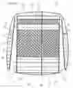 Fig. 06 - Paint tray with a triple embodiment furcate means with appended contiguous binary paint stirring implements
