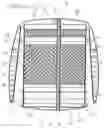 Fig. 07 - Paint tray with a triple embodiment furcate means with appended contiguous binary paint stirring implements