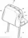 Fig. 01 - Headrest fore-aft position adjuster