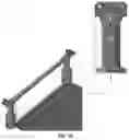 Fig. 10 - Wagon with collapsible footwell and position-locking handle