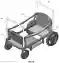Fig. 32 - Wagon with collapsible footwell and position-locking handle