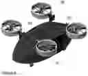 Fig. 07 - Folding Multi-rotor Vertical Takeoff and Landing Aircraft