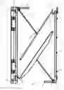 Fig. 10 - A Collapsible Intermodal Container Stacker and a Stacking System