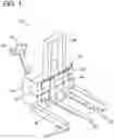 Fig. 02 - Two-post vehicle lift and adapter system for material, handling vehicles