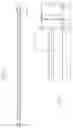 Fig. 12 - Ceiling system and hanger for suspending ceiling tiles or panels therefrom