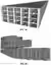 Fig. 04 - Shapeable bundles of slidably-interlocked extrusions for architectural or other construction components