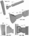 Fig. 13 - Shapeable bundles of slidably-interlocked extrusions for architectural or other construction components